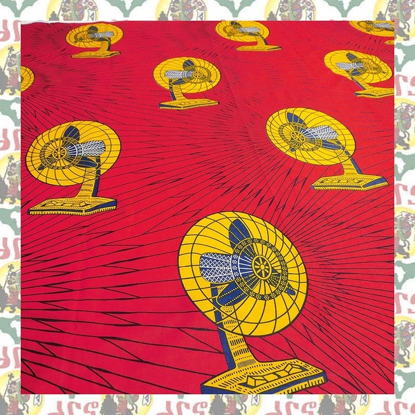 【SALE/270cm x 110cm/3ヤード】アフリカンプリント生地 barg-r97 アフリカ布 アフリカ生地 ゴールドプリント アンカラ キテンゲ