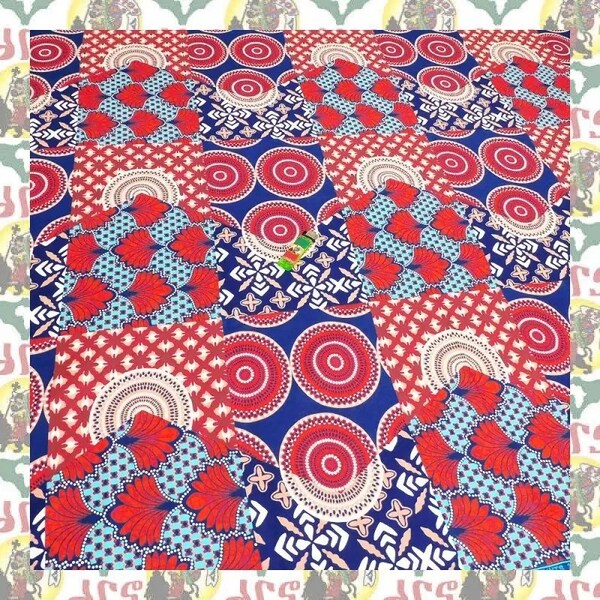 【SALE/180cm x 110cm/2ヤード】アフリカンプリント生地 barg-f11 アフリカ布 アフリカ生地 ゴールドプリント アンカラ キテンゲ パーニュ