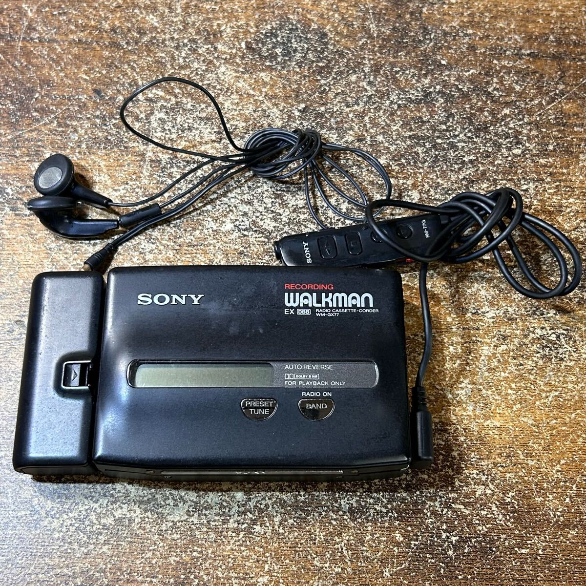 ウォークマン カセットプレーヤー WM-GX77 SONY WALKMAN Yahoo!オークション -「gx-77」(ポータブルプレーヤー
