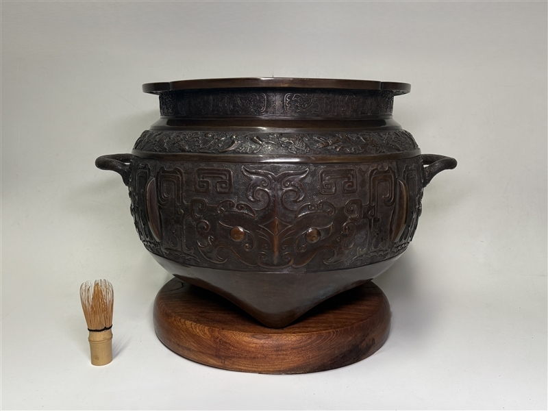 ストーブ 火鉢 銅器 稀少品 時代物 茶道具 重厚 極細工 工芸品 美術品 置物 Yahoo!オークション -「火鉢」(銅製) (金属工芸)の落札相場