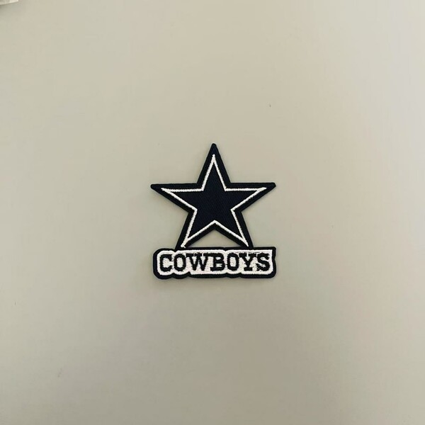 NFL「ダラスカウボーイズ」1枚 ワッペン 刺繍 アイロンワッペン アイロン バッジ アメフト アメリカンフットボール