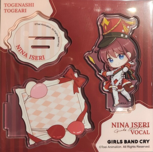 GIRLS BAND CRY ガールズバンドクライ GBC ガルクラ 次元波板糖 中国 コラボカフェポップアップストア SD アクリルスタンド 井芹仁菜