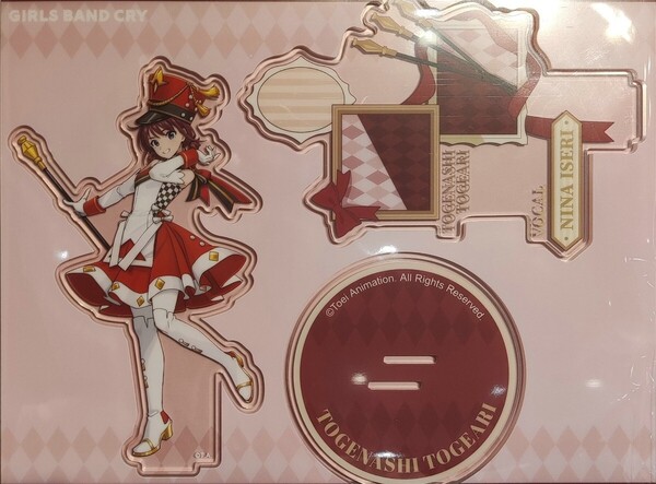 GIRLS BAND CRY ガールズバンドクライ GBC ガルクラ 次元波板糖 中国 コラボカフェポップアップストア 等身 アクリルスタンド 井芹仁菜