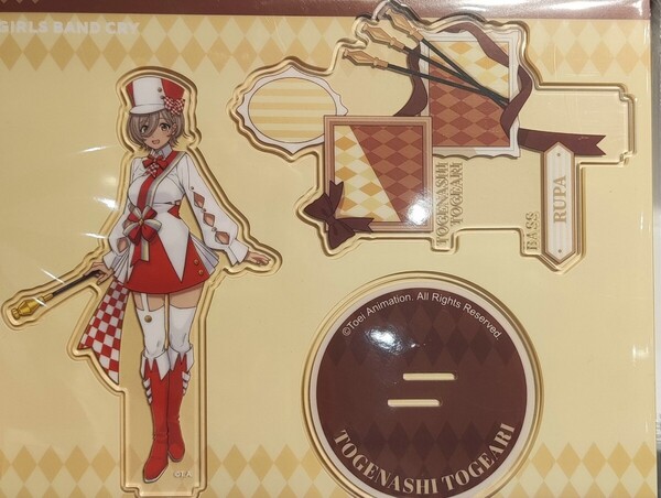 GIRLS BAND CRY ガールズバンドクライ GBC ガルクラ 次元波板糖 中国 コラボカフェポップアップストア 等身 アクリルスタンド ルパ