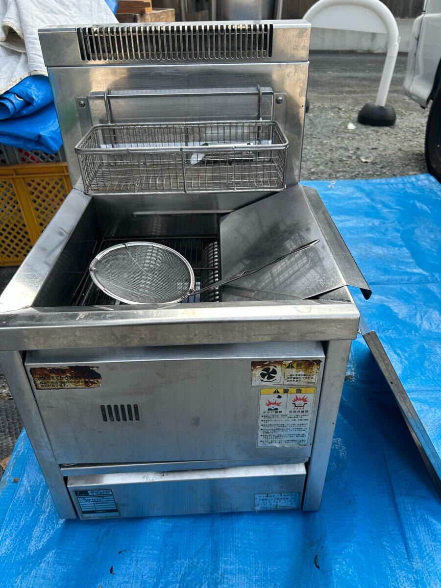 LPガスフライヤー18L MGF-18K 【マルゼン】 ガスフライヤー 18L 430×奥行600×高さ800