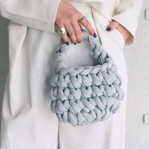 新品 ADD CULUMN アドカラム ワン デニム ミニバッグ ハンドバッグ ONE - DENIM 定価13200円 かごバッグ LE TALON