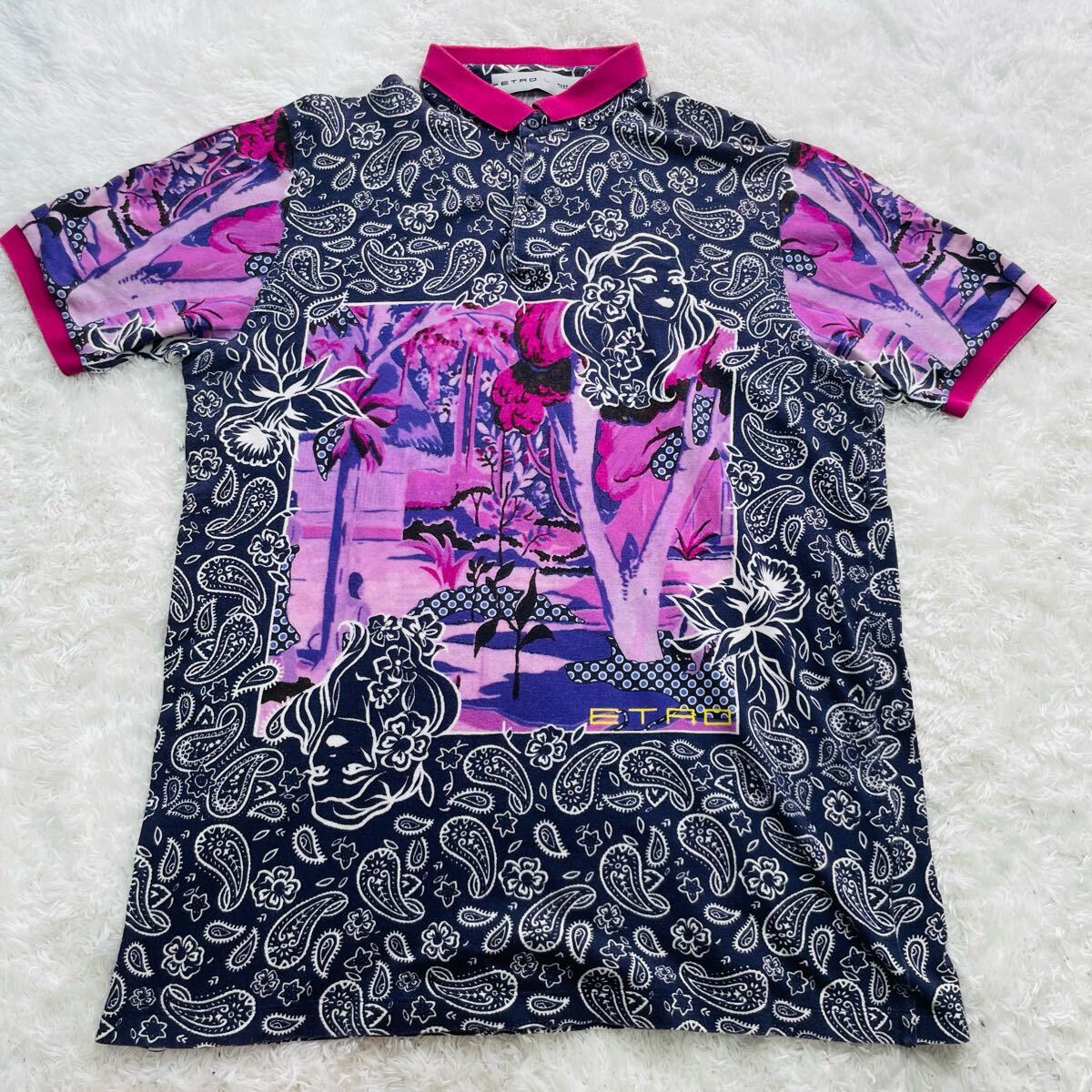 【美品】エトロ☆ペイズリー Lサイズ 総柄 Tシャツ メンズ Yahoo!オークション -「エトロ tシャツ」の落札相場・落札価格