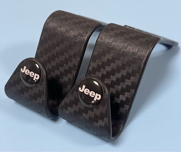 ジープ Jeep jeep カーフック ヘッドレストフック シートフック 車用収納 車内収納 収納用品 車用品 アクセサリー おしゃれ 2個セット