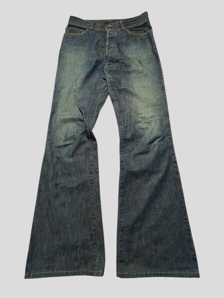 00s Archive MORGAN flare denim pants Y2K フレアデニム L