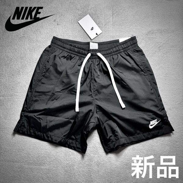 新品未使用 NIKEハーフパンツ 2XLサイズ ブラック 黒 水陸両用 水着 ナイキ ショートパンツ 短パン AR2383