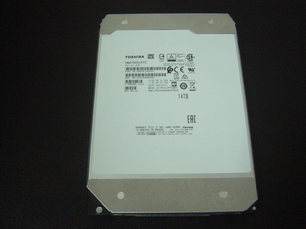 TOSHIBA 東芝 HDD 14TB 7200RPM MG07ACA14TE