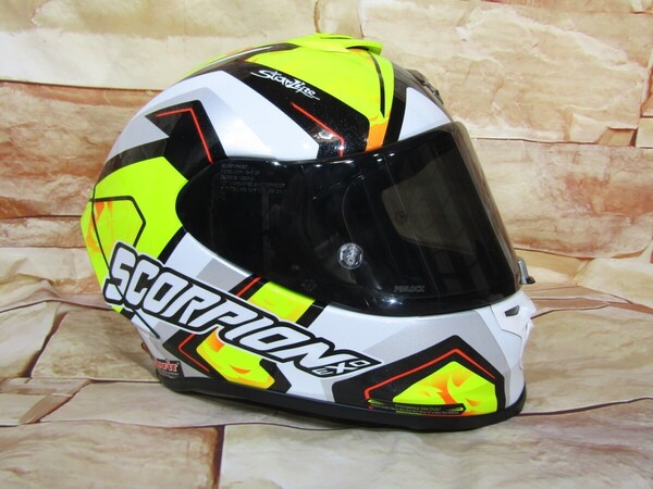 SCORPION(スコーピオン) EXO-R1ヘルメット AirAlvaro Bautista/バウティスタ YELLOW レプリカモデル Lサイズ