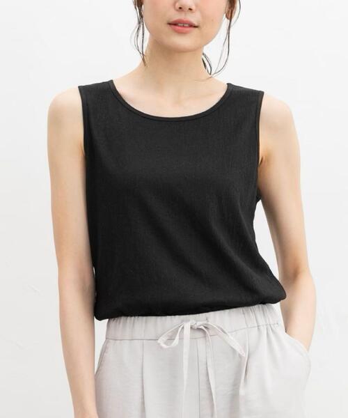Honeys ハニーズ ラメタンクトップ タンクトップ ラメ ブラック M 黒 ノースリーブトップス ノースリーブ tシャツ CINEMA CLUB 無地 韓国