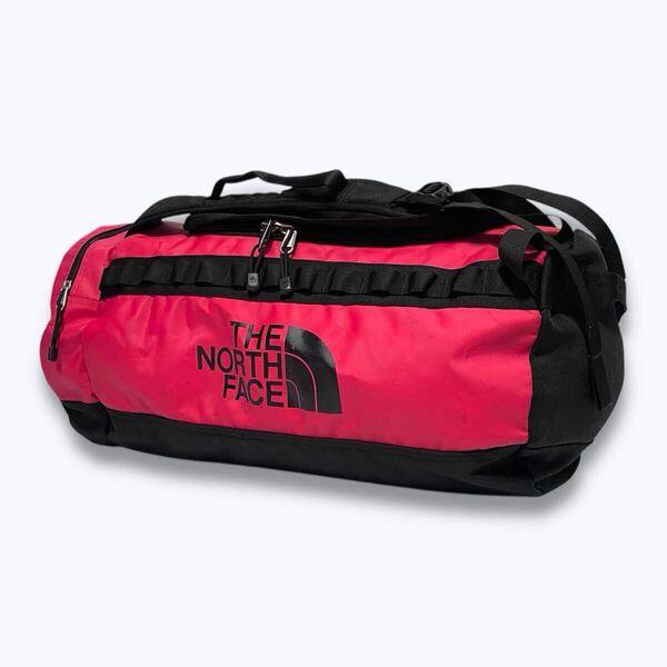 THE NORTH FACE ノースフェイス BC DUFFEL ROCK バックパック ダッフルバッグ ボストン リュック レッド ブラック 赤 黒 キャンプ 大容量