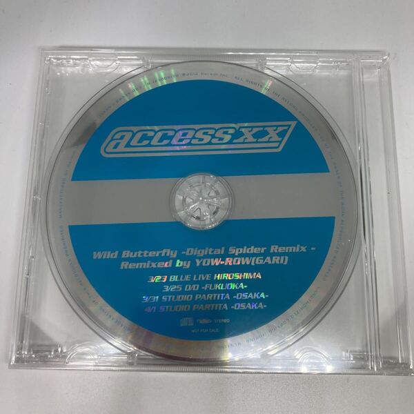 【新品未使用】access 浅倉大介 貴水博之 / ライブ会場限定配布CD「Wild Butterfly -Digital Spider Remix-」