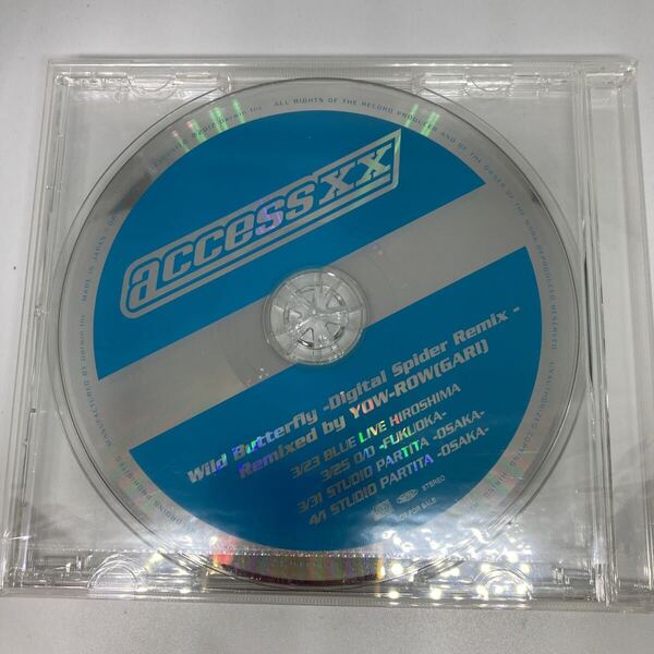 【未使用に近い】access 浅倉大介 貴水博之 / ライブ会場限定配布CD「Wild Butterfly -Digital Spider Remix-」