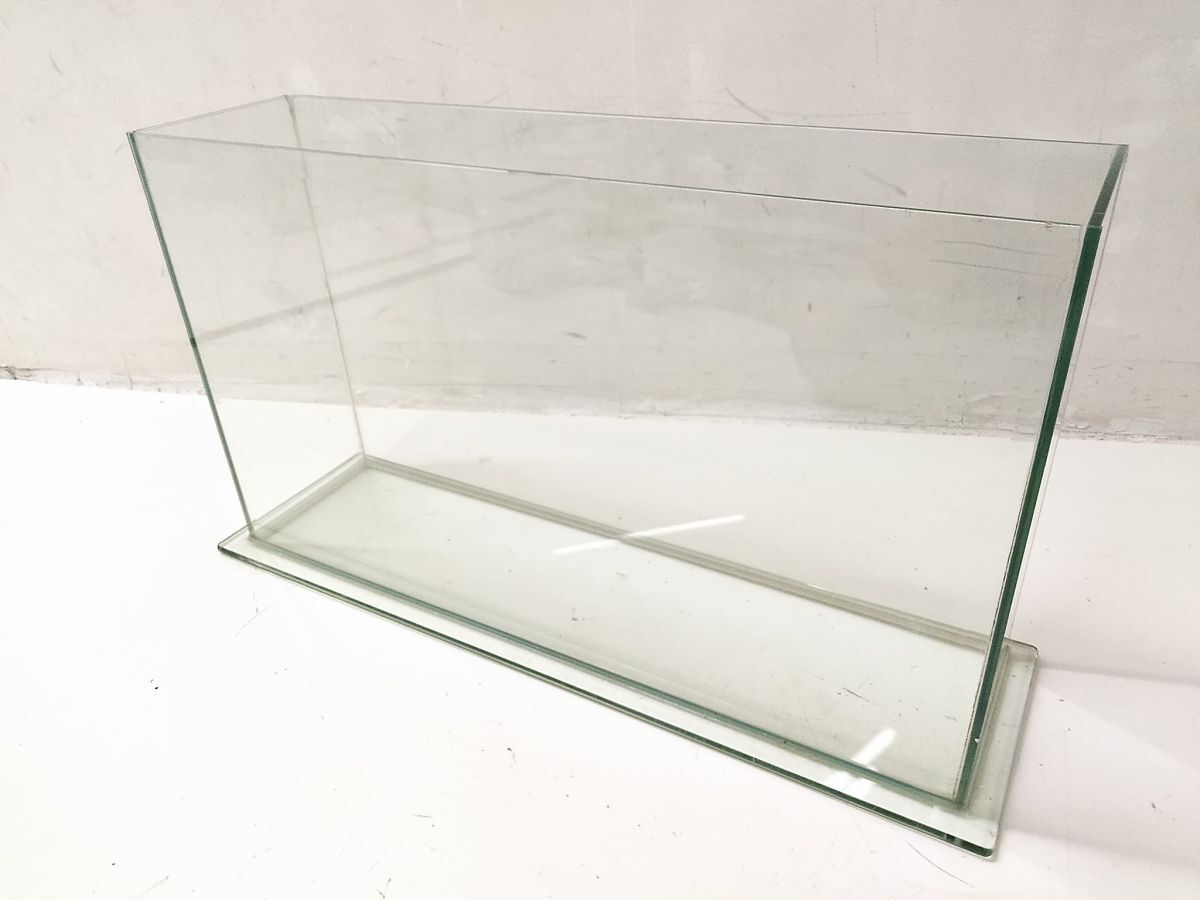 クリアガラス特注カウンターハイタイプ水槽600×200×450 未使用ワケあり品 Yeeスーパーホワイトガラス水槽20ガロン水槽直角水草水槽工場