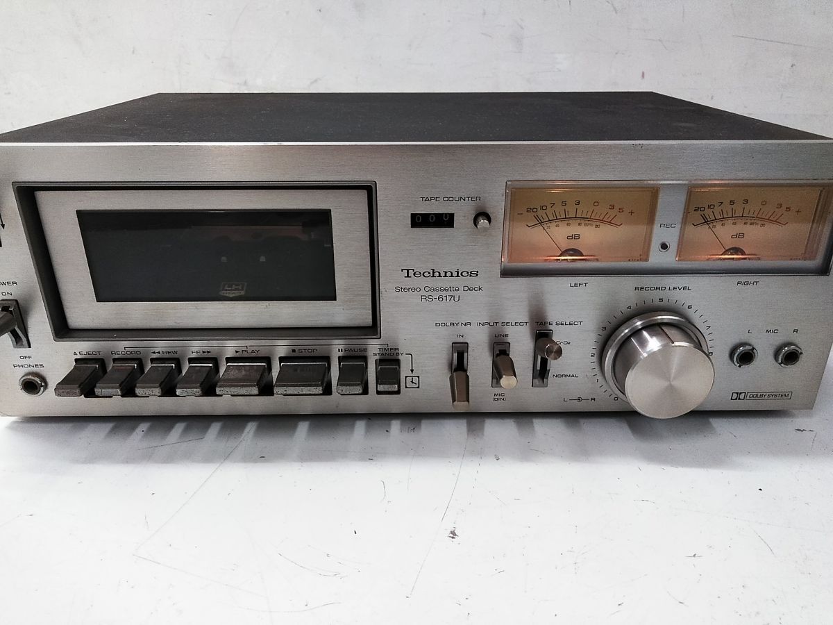 ジャンク　Technics テクニクス　デッキ □意味不明なジャンクカセットデッキを入手しました I got a
