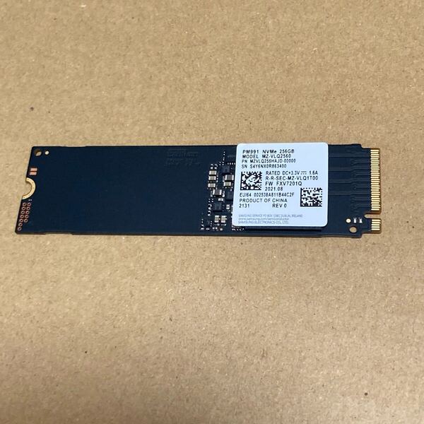 1307 SSD NVMe M2 SAMSUNG Samsung サムスン M.2 256GB