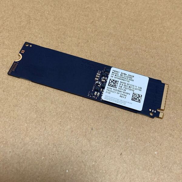 6525 M2 NVMe Samsung SSD SAMSUNG サムスン M.2 256GB
