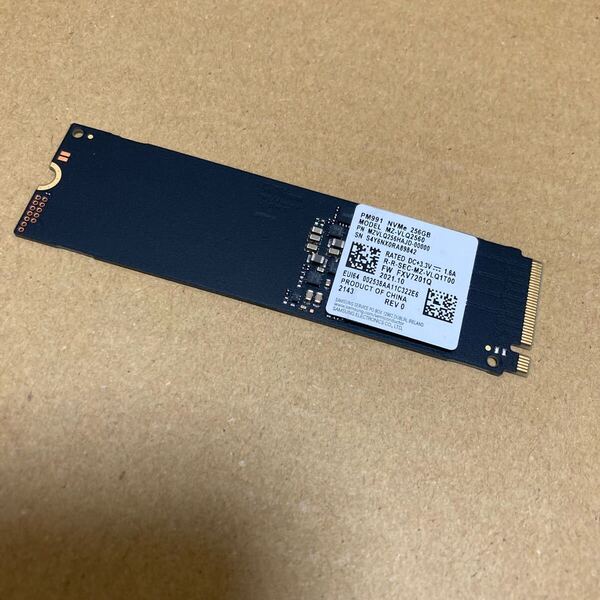 3692 M2 NVMe サムスン SAMSUNG SSD M.2 256GB