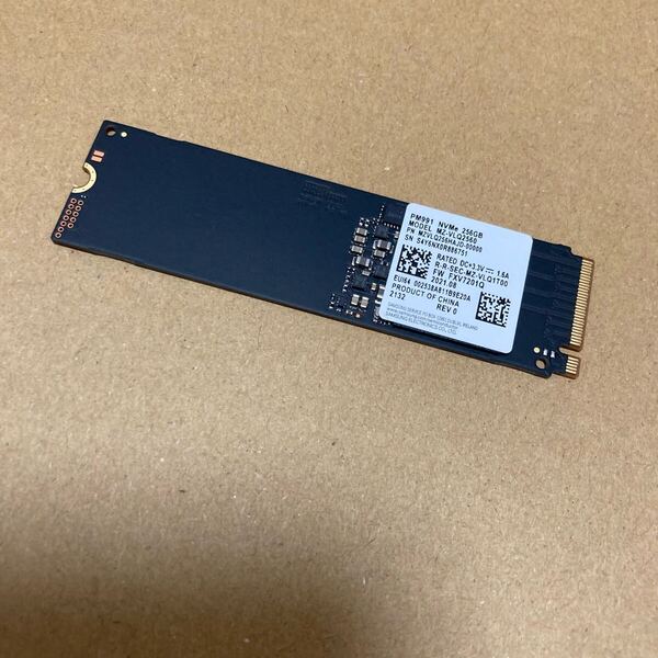 1633 NVMe SSD M2 M.2 Samsung SAMSUNG 256GB