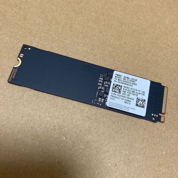 1599 NVMe M2 SSD Samsung サムスン SAMSUNG M.2 256GB