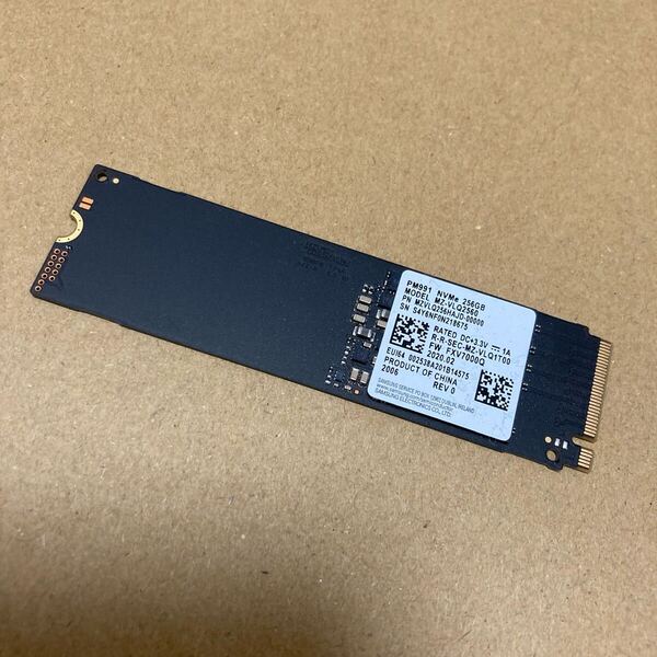 10181 M2 SSD NVMe Samsung サムスン SAMSUNG M.2 256GB