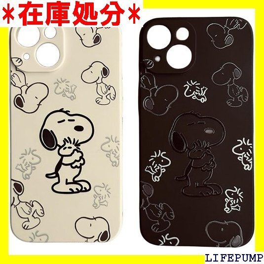 LYLIDIA スヌーピー iPhone13 用 スマ ース レンズ保護 薄型 軽量 携帯保護カバー すり傷防止 1559