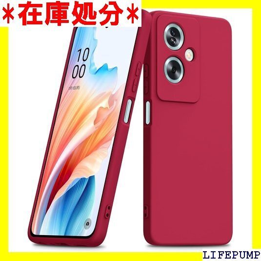 PNEWQNE OPPO A79 5G 用ケース シリ ラップホール付き 一体型 携帯カバー 赤 WY96-30 2084