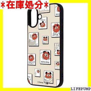 イングレム iPhone 16 Plus ケース ディ ミッキーマウス_毛玉 IC-DP48K4TB/MK52 2358