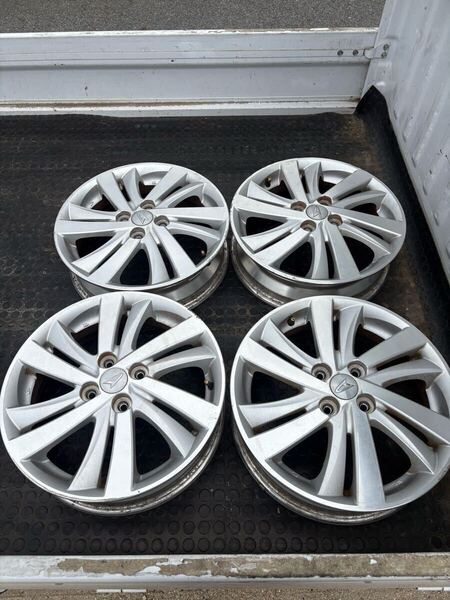 ダイハツ LA100S ムーヴ カスタム RS 純正アルミホイール 16 x 4.5J +45 PCD100 x 4H ハブ径54mm 即決