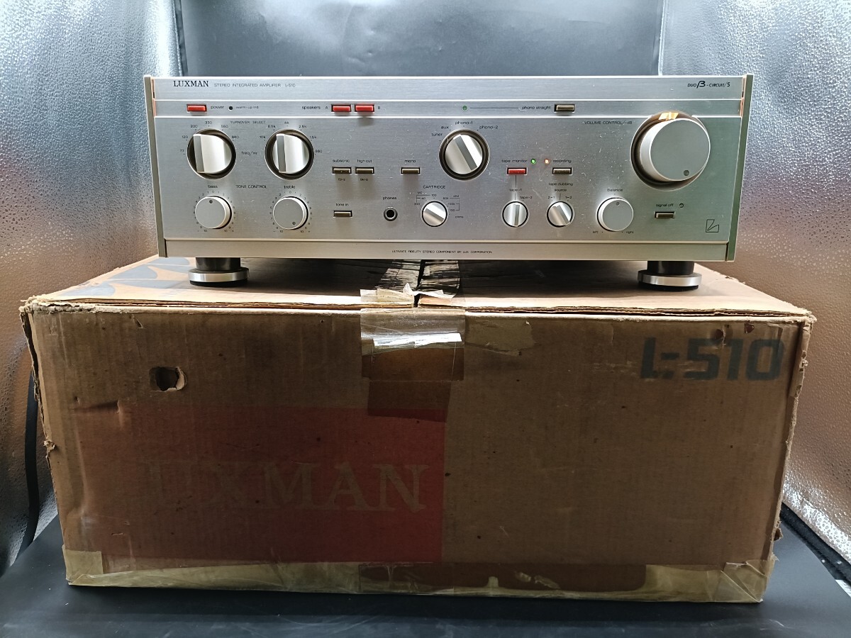 LUXMAN ステレオプリメインアンプ L-510 ジャンク品 Yahoo!オークション -「luxman l-510」の落札相場・落札価格