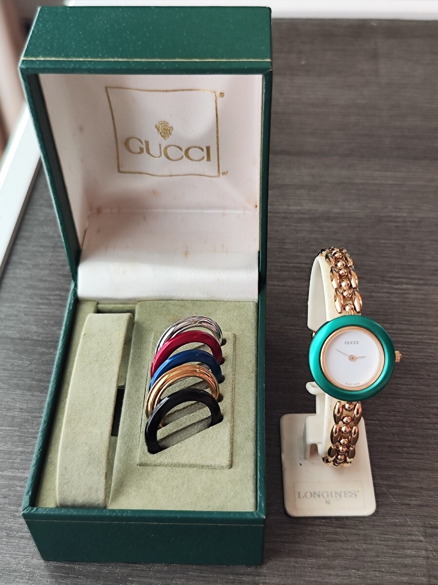 【美品】GUCCI グッチ チェンジベゼル メタリック 6色 腕時計 シルバー 2025年最新】Yahoo!オークション -グッチ 時計 チェンジベゼルの