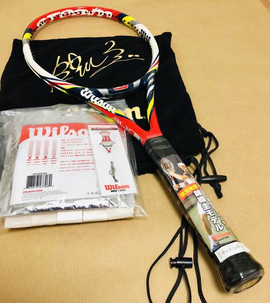 未使用 700本限定! 錦織圭使用同一スペック Wilson STeam PRO with KEI spec ウィルソン スティーム プロ ケイスペック 要説明文確認