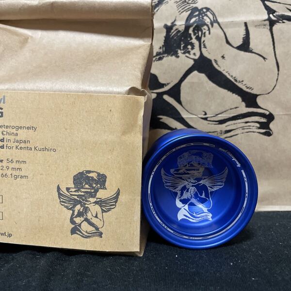 ヨーヨー mowl Ambassador 久代健太 Heterogeneity ヘトロジェニティ ファーストロット ブルー yoyo 1st lot マウル メタルヨーヨー