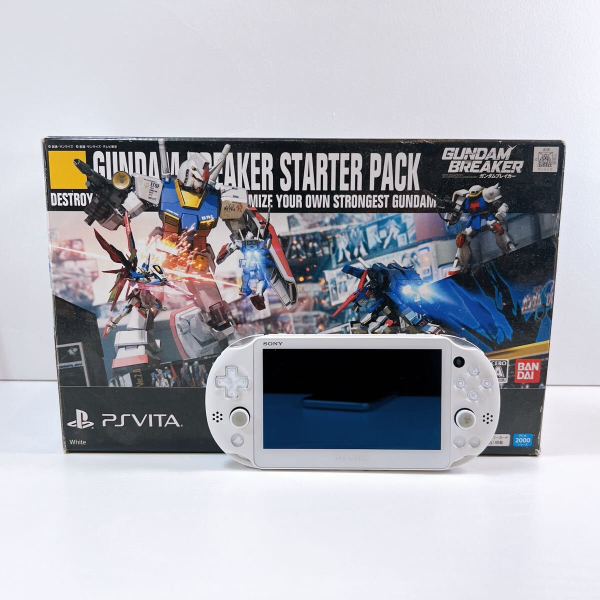 【PSVita】ガンダムブレイカー仕様 PCH-2000 ジャンク Yahoo!オークション -「ガンダムブレイカー」(PS Vita本体) (PS