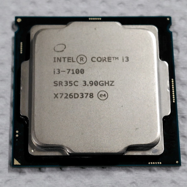 【動作確認済】 Intel Core i3-7100/3.90GHz/2C4T/LGA1151