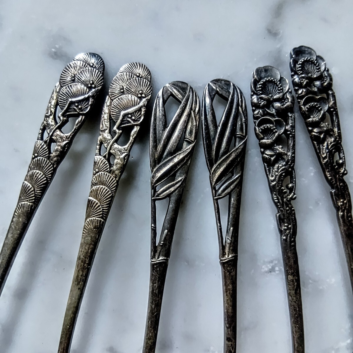 カラトリー SILVER950 6点セット刻印有 MITSUKOSHI Yahoo!オークション -「三越」(カトラリー) (銀製)の落札相場