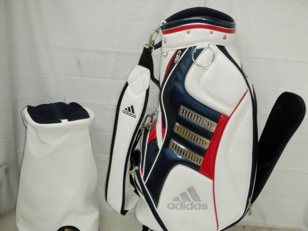 adidas ゴルフキャディバッグ 9.5型(中古品) Yahoo!オークション -「アディダス ゴルフ キャディバッグ