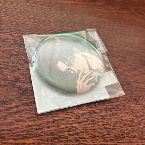 ■ 進撃の巨人 ■ リヴァイ リラックス くじ D賞 ホログラム缶バッジ くじメイト ドロードロー オンラインくじ