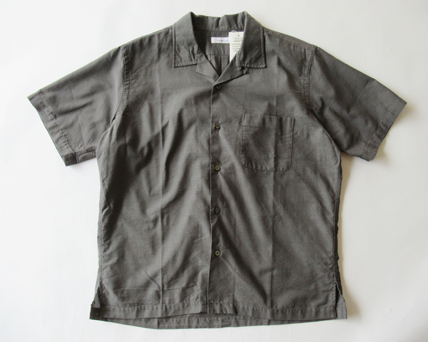 2025ss nanamica Open Collar Panama S/S Shirt サイズL 快適でお洒落な半袖シャツ/ナナミカノースフェイスパープルレーベル