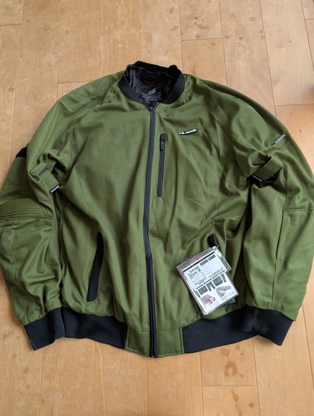 シールズ SEAL'S メッシュジャケット オリーブ 3Lサイズ SLB-645 未使用