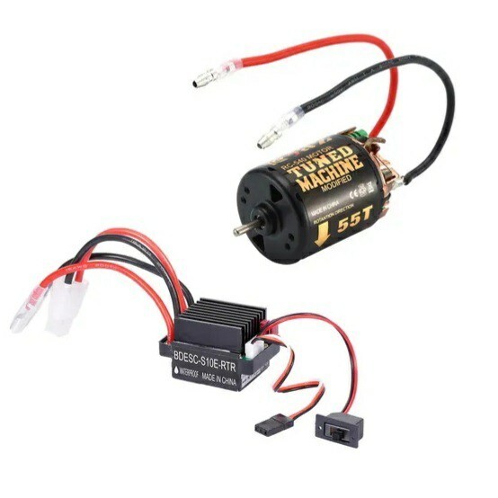 即決 《送料無料》 ■■55T■■ 540 ブラシ モーター アンプ ラジコン クローラー クロカン タミヤ ヨコモ cc-01 cc-02 cr-01