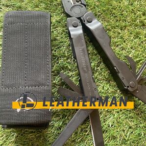 LEATHERMAN SUPERTOOL300 Black 専用ナイロン製シース付 レザーマン ツールナイフ マルチツール マルチプライヤー