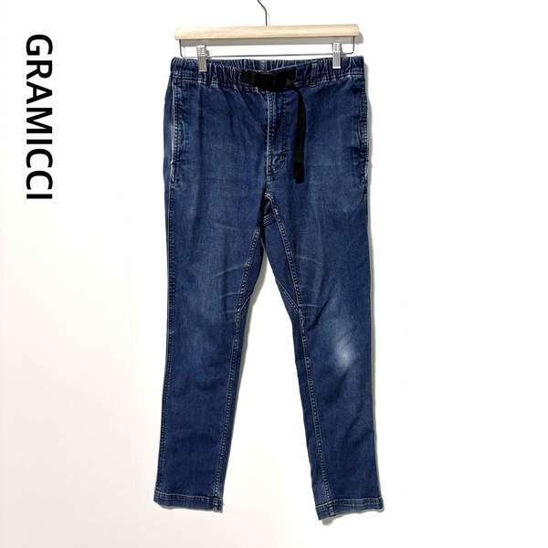 *グラミチ チャオパニック別注 デニム クライミングパンツ ストレッチ Mサイズ ブルー GRAMICCI