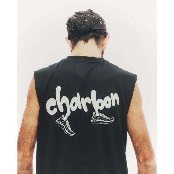 charbon シャルボン 24SS DRY SMOOTH SLEEVELESS T-SHIRTS ノースリーブTシャツ S running
