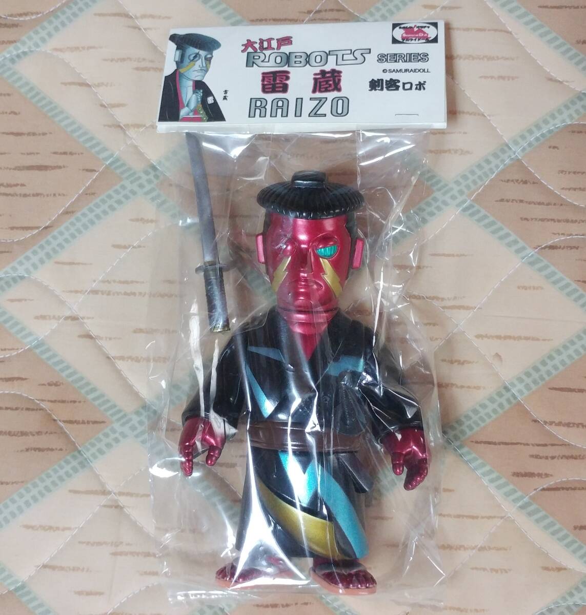 samuraidoll 剣客ロボ 雷蔵 レッド 大江戸ROBOTS ワンフェス Yahoo!オークション - WF2025S samuraidoll 剣客ロボ 雷蔵