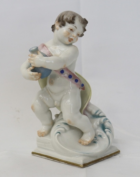 マイセン MEISSEN 星座 水瓶座 フィギュリン 陶器人形 置物 アンティーク ハインリッヒ・タイン原型