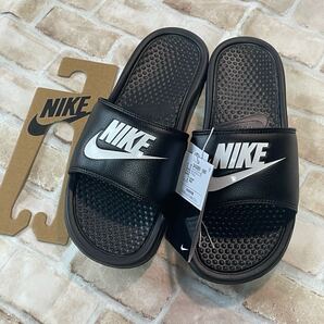 28cm 新品 NIKE ナイキ ベナッシ JDI サンダル スライド ブラック ホワイト 白 黒 343880 シャワーサンダル スポーツサンダル